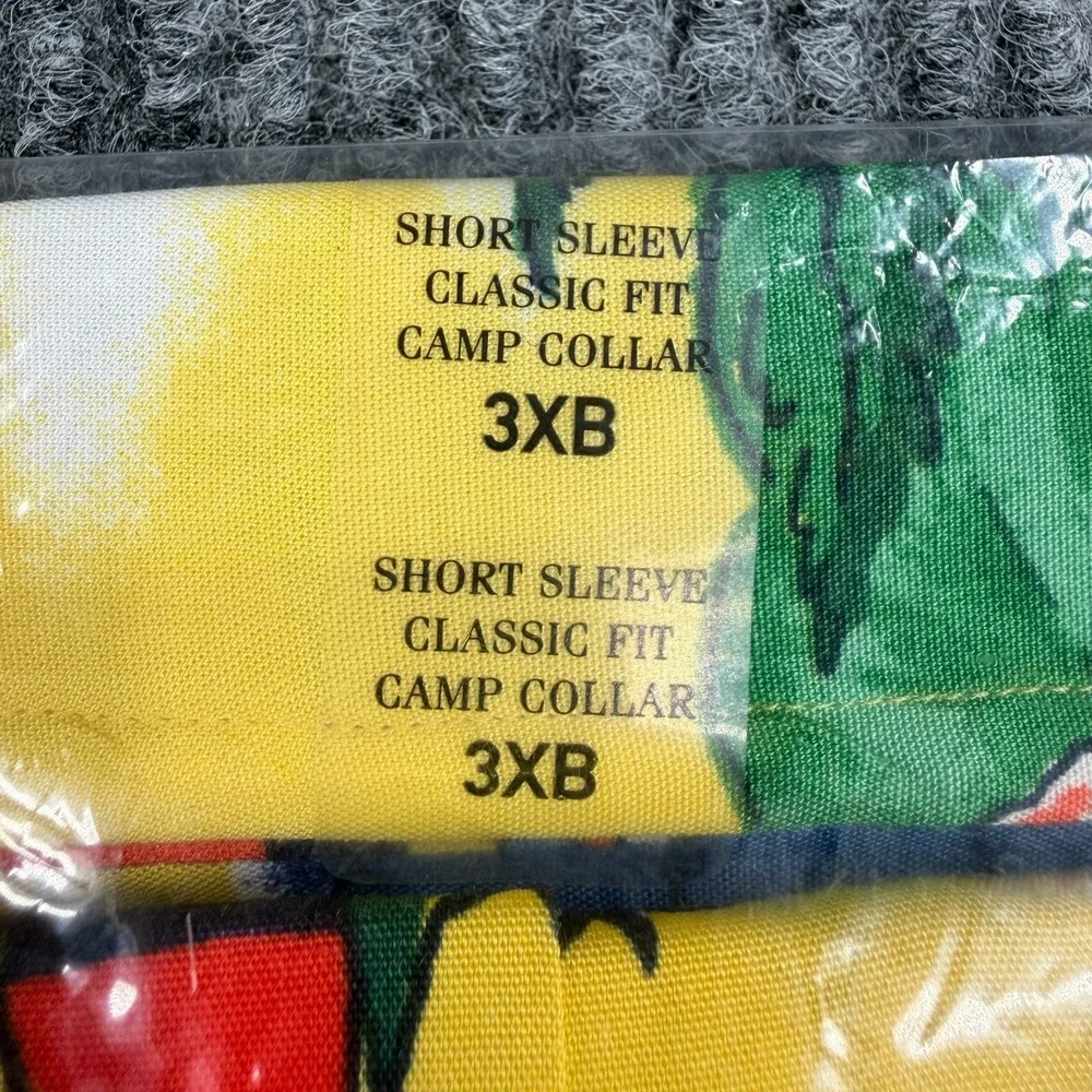 New Polo Ralph Lauren Men's Hawaiian Camp Shirt 3XB Yellow Tropical $168